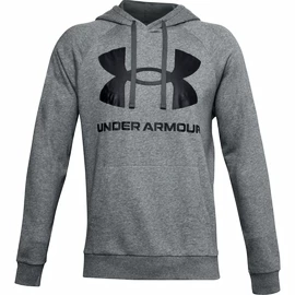 Herren Hoodie Under Armour Rival Fleece Big Logo HD-GRY