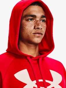 Herren Hoodie Under Armour  Rival Fleece Big Logo HD-RED M