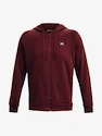 Herren Hoodie Under Armour  Rival Fleece FZ Hoodie-RED