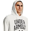 Herren Hoodie Under Armour  RIVAL TERRY COLLEGIATE HD-WHT