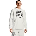 Herren Hoodie Under Armour  RIVAL TERRY COLLEGIATE HD-WHT