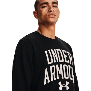 Herren Hoodie Under Armour  RIVAL TERRY CREW-BLK