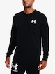 Herren Hoodie Under Armour  Rival Terry LC Crew-BLK