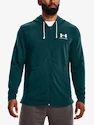 Herren Hoodie Under Armour  Rival Terry LC FZ-GRN