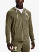 Herren Hoodie Under Armour  Rival Terry LC FZ-GRN