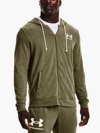 Herren Hoodie Under Armour Rival Terry LC FZ-GRN