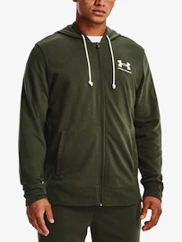 Herren Hoodie Under Armour Rival Terry LC FZ-GRN