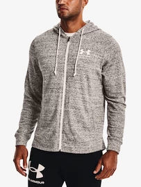 Herren Hoodie Under Armour Rival Terry LC FZ-WHT