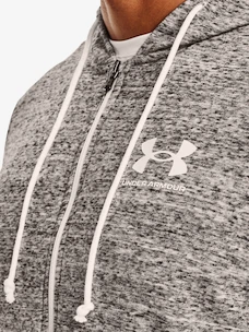 Herren Hoodie Under Armour  Rival Terry LC FZ-WHT