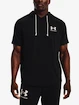 Herren Hoodie Under Armour  Rival Terry LC SS HD-BLK L