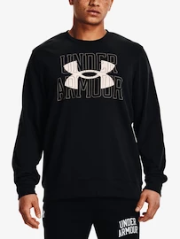 Herren Hoodie Under Armour Rival Terry Logo Crew-BLK