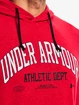 Herren Hoodie Under Armour  Rival Try Athlc Dept HD-RED