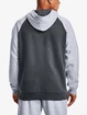 Herren Hoodie Under Armour  Rival WM Colorblock HD-GRY