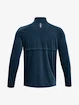 Herren Hoodie Under Armour  STREAKER HALF ZIP-BLU