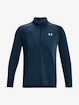 Herren Hoodie Under Armour  STREAKER HALF ZIP-BLU