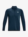 Herren Hoodie Under Armour  STREAKER HALF ZIP-BLU