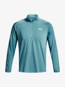 Herren Hoodie Under Armour  STREAKER HALF ZIP-BLU