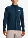 Herren Hoodie Under Armour  STREAKER HALF ZIP-BLU L