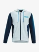 Herren Hoodie Under Armour  SUMMIT KNIT FZ HD-BLU