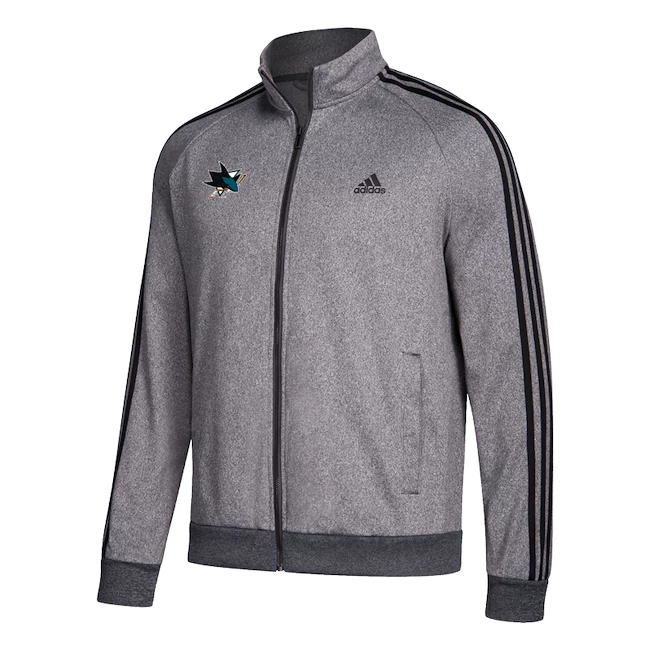 Herren Jacke adidas Track Jacket NHL San Jose Sharks S Sportega