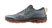 Herren Laufschuhe Mizuno  Wave Rider Tt Lead/Citrus/Hot Coral  UK 11,5