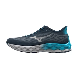 Herren Laufschuhe Mizuno Wave Sky 8 Blue Wing Teal / Neo Silver / River Blue