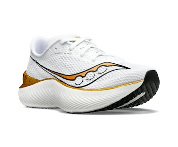 Herren Laufschuhe Saucony  Endorphin Pro 3 White/Gol  UK 7,5