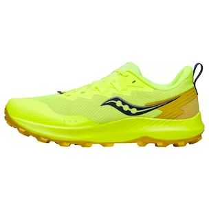 Herren Laufschuhe Saucony  Peregrine 14 Citron/Oak  UK 7,5