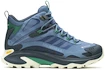 Herren-Outdoorschuhe Merrell  Moab Speed 2 Mid Gtx Steel Blue