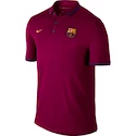 Herren Polo Shirt Nike FC Barcelona League Authentic Berry