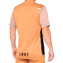 Herren Radtrikot 100%  Airmatic Jersey Caramel/Black