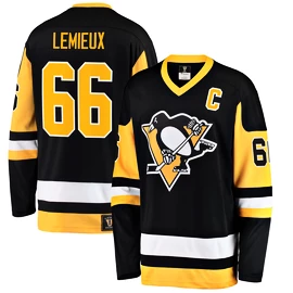 Herren Radtrikot Fanatics Breakaway Jersey NHL Vintage Pittsburgh Penguins Mario Lemieux 66