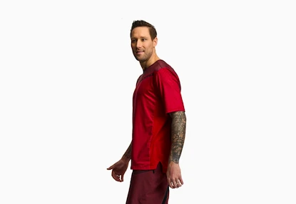 Herren Radtrikot Race Face  INDY SS Dark Red