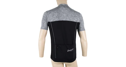 Herren Radtrikot Sensor  Cyklo Motion Grey/Black M