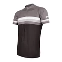 Herren Radtrikot Sensor  Cyklo Summer Stripe Black/Grey L