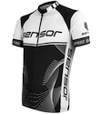 Herren Radtrikot Sensor  Cyklo Team Up Black/White S