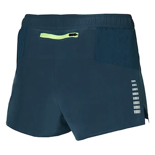 Herren Shorts Mizuno  Aero Split 1.5 Short Orion Blue XL