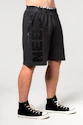 Herren Shorts Nebbia  Washed-off Gym Sweatshorts NO BS Black