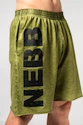 Herren Shorts Nebbia  Washed-off Gym Sweatshorts NO BS Light Green