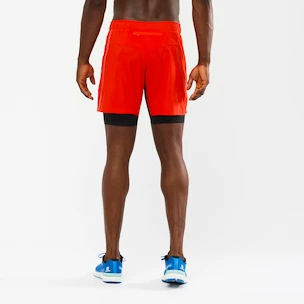 Herren Shorts Salomon  XA Twinskin Short Goji Berry S