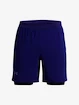 Herren Shorts Under Armour  LAUNCH 7'' 2-IN-1 SHORT-BLU