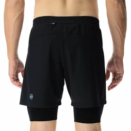 Herren Shorts UYN RUNNING EXCELERATION OW PERFORMANCE 2IN1 SHORT Black