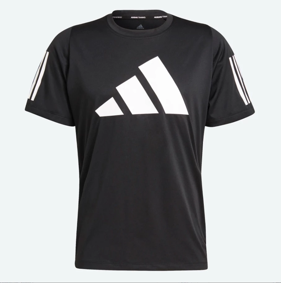 Herren T Shirt adidas FL 3 BAR S Schwarz Sportega