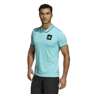 Herren T-Shirt adidas  Paris Freelift Polo Aqua XXL