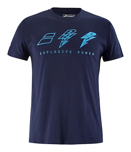 Herren T-Shirt Babolat  Drive Cotton Tee Blue