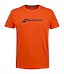 Herren T-Shirt Babolat  Exercise Babolat Tee Men Fiesta Red M