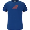 Herren T-Shirt Babolat  Exercise Big Flag Tee Men Dark Blue S