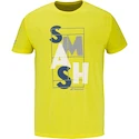 Herren T-Shirt Babolat  Exercise Message Tee Men Blazing Yellow