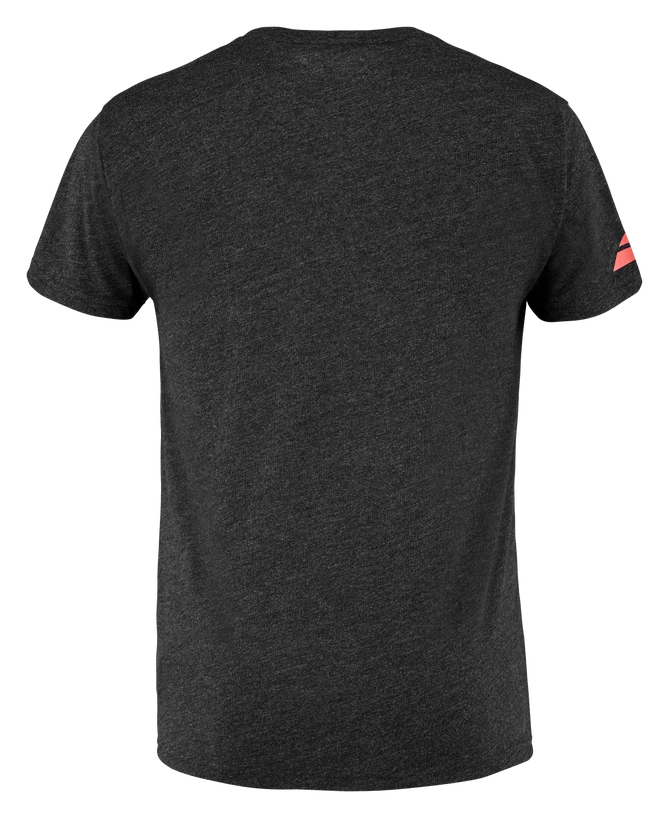 Herren T Shirt Babolat Exercise Vintage Tee Men Black Heather