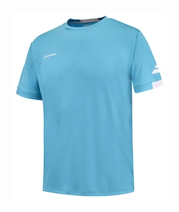 Herren T-Shirt Babolat  Play Crew Neck Tee Men Cyan Blue